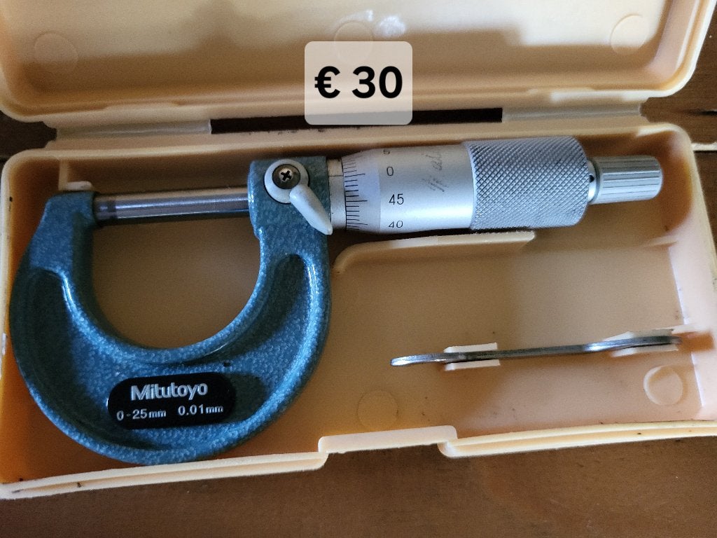 Buitenmicrometer anoloog Mitutoyo, Bricolage & Construction, Enlèvement, Utilisé