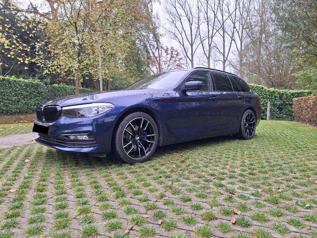 Bmw 520 G31, Auto's, Automaat, Achterwielaandrijving, Start-stop-systeem, Blauw