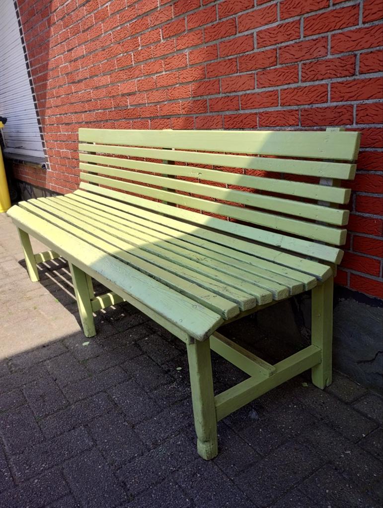Oude tuinbank in goede staat... 1m80...., Tuin en Terras, Ophalen