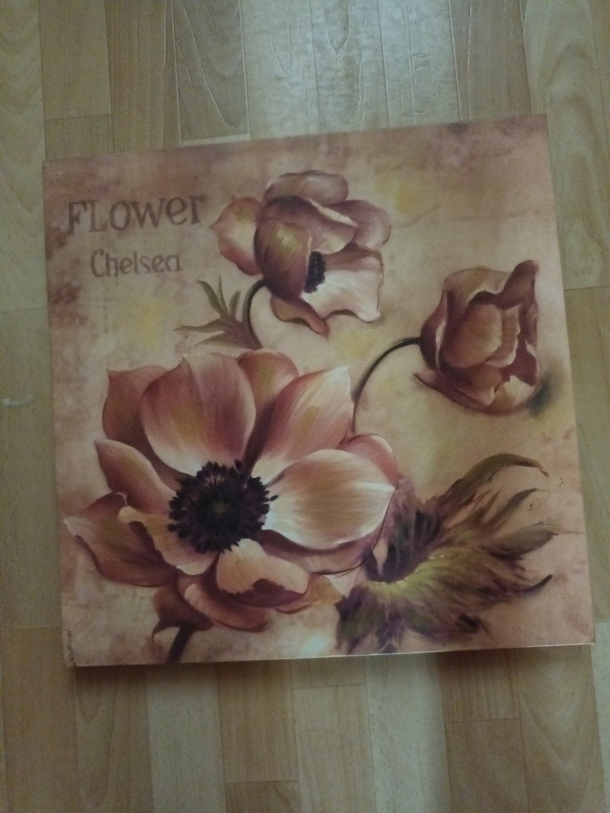 canvas bloemen schilderij, Huis en Inrichting, Ophalen, Schilderij