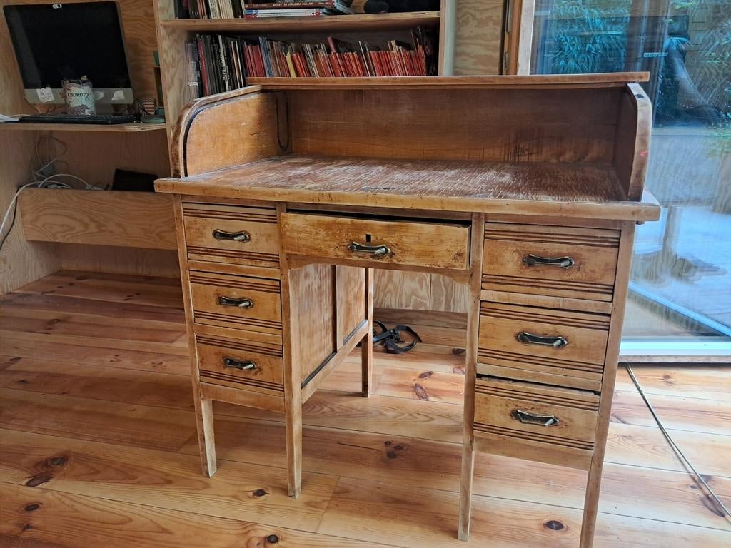 Vintage kinder bureau 90x90x55, Ophalen