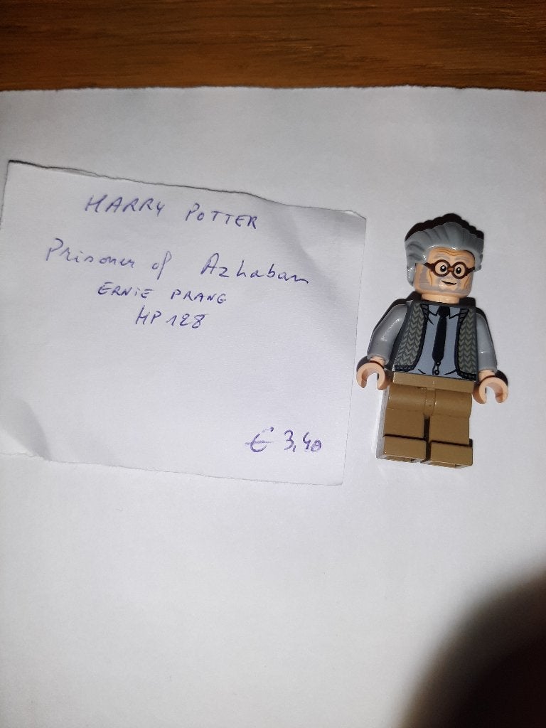 LEGO Minifig Harry Potter - hp128 Ernie Prang, Neuf, Enlèvement ou Envoi, Lego, Harry Potter