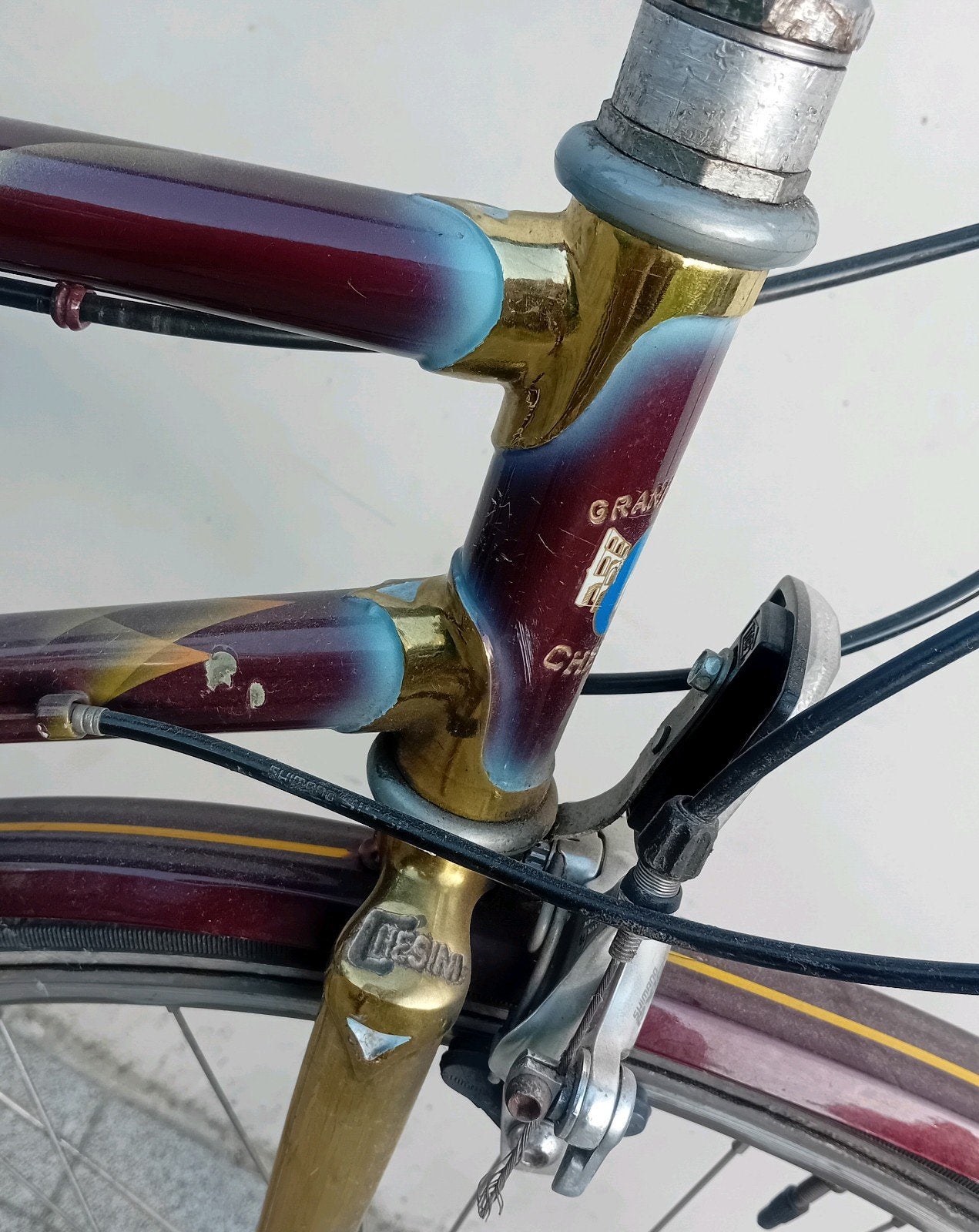 Vélo de vélo rétro pour femmes Chesini 28 pouces 2x7 speed t, 47 à 51 cm, Enlèvement, Frein sur jante, Oxford Sparta Batavus Norta gazelle Granville Sparta cube trek