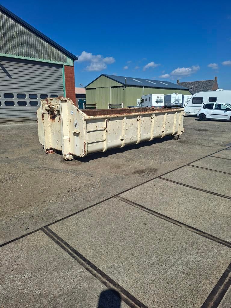 Haakarm container optrekcontainer afzetcontainer haak bak, Enlèvement