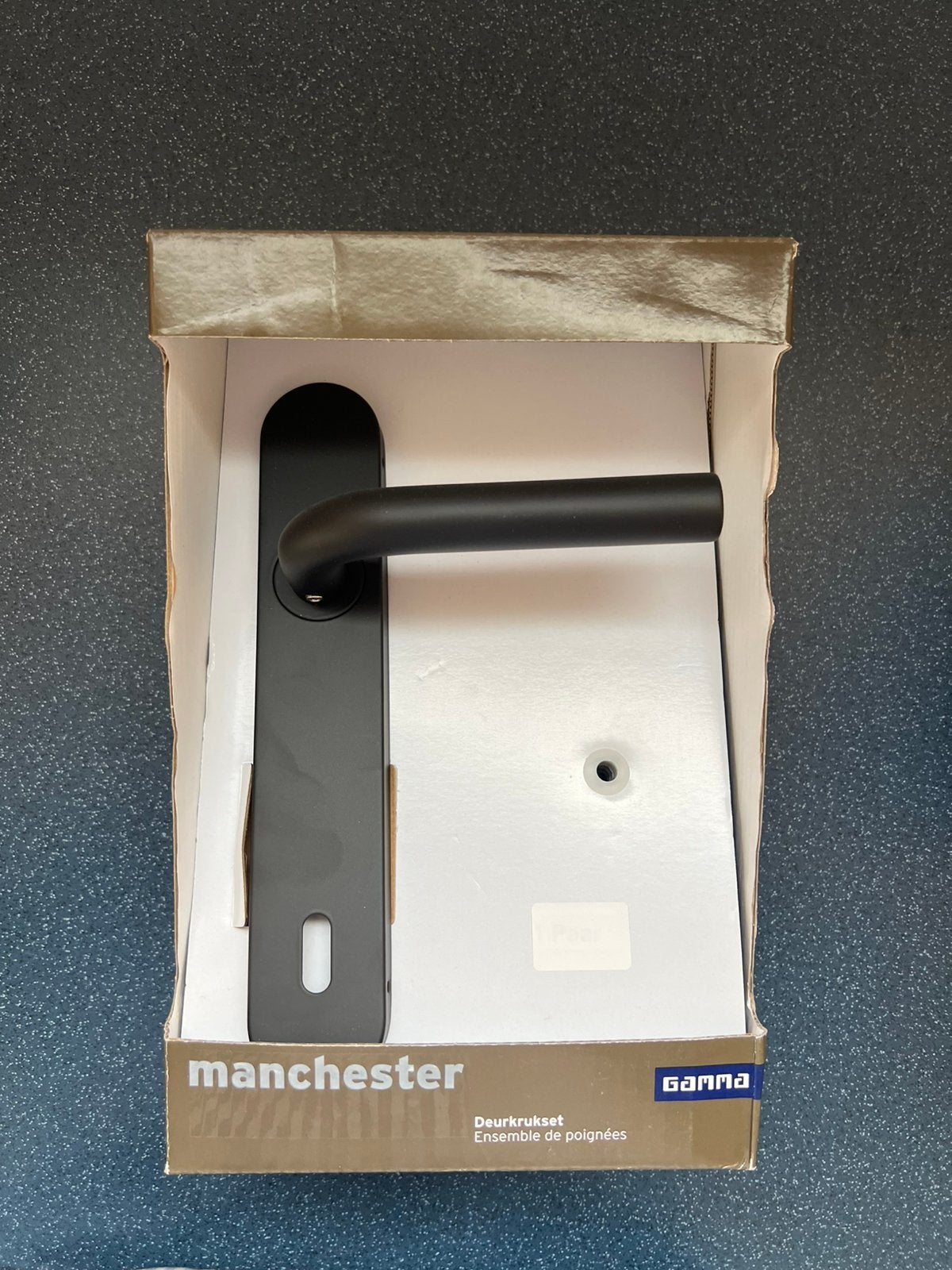 Nieuw deurkrukset Gamma type Manchester, Doe-het-zelf en Bouw, Ophalen, Nieuw