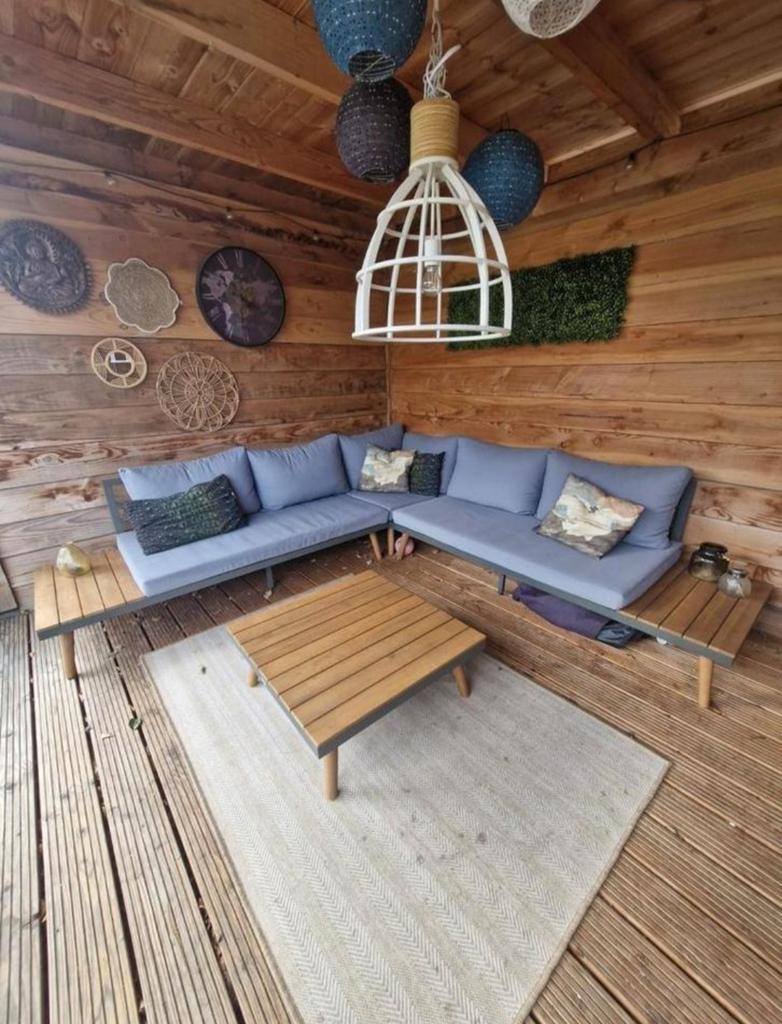 Loungeset 2,60 x 2,60m, Enlèvement, Aluminium, Sets de jardin