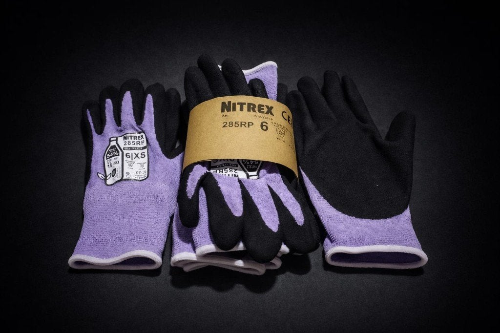 5 paires de gants de protection Nitrex 285RP (Taille 6)., Enlèvement, Femmes, Gants, Nitrex