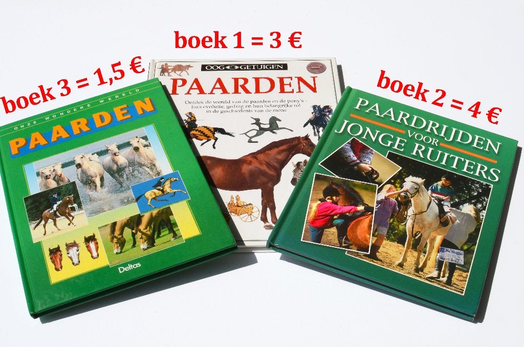 3 BOEKEN OVER PAARDEN/OOK APART TE KOOP, Boeken, Dieren en Huisdieren, Ophalen, Zo goed als nieuw, Paarden of Pony's