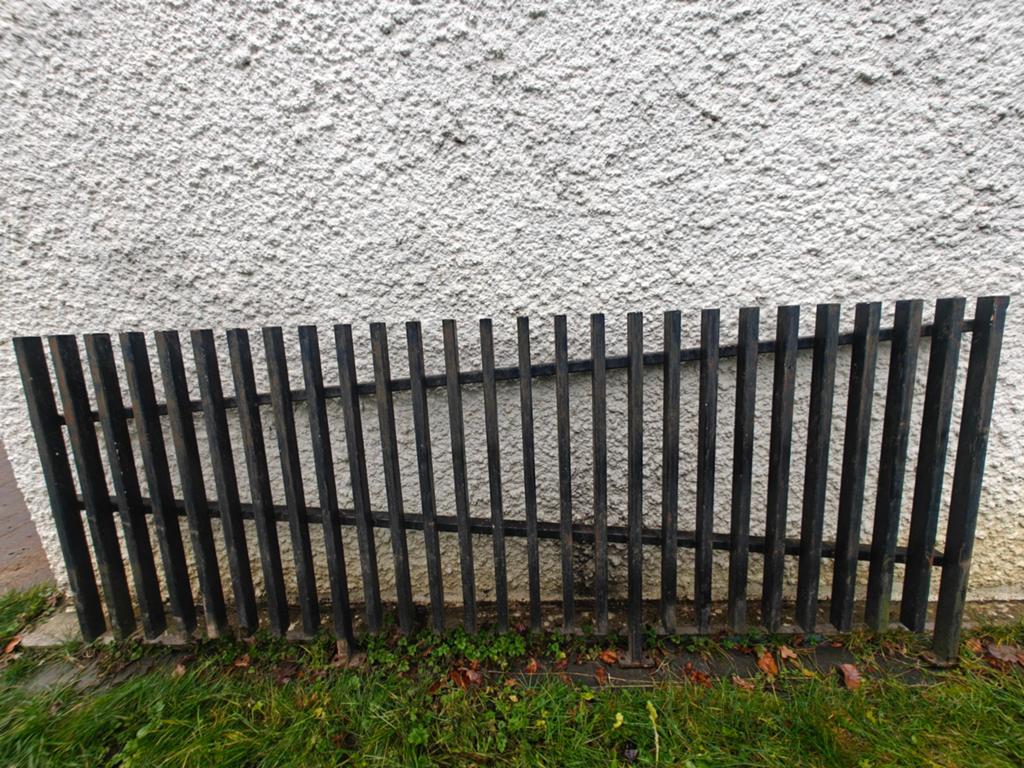 Portail métallique 256cm sur 100cm, Enlèvement, Utilisé, Fer