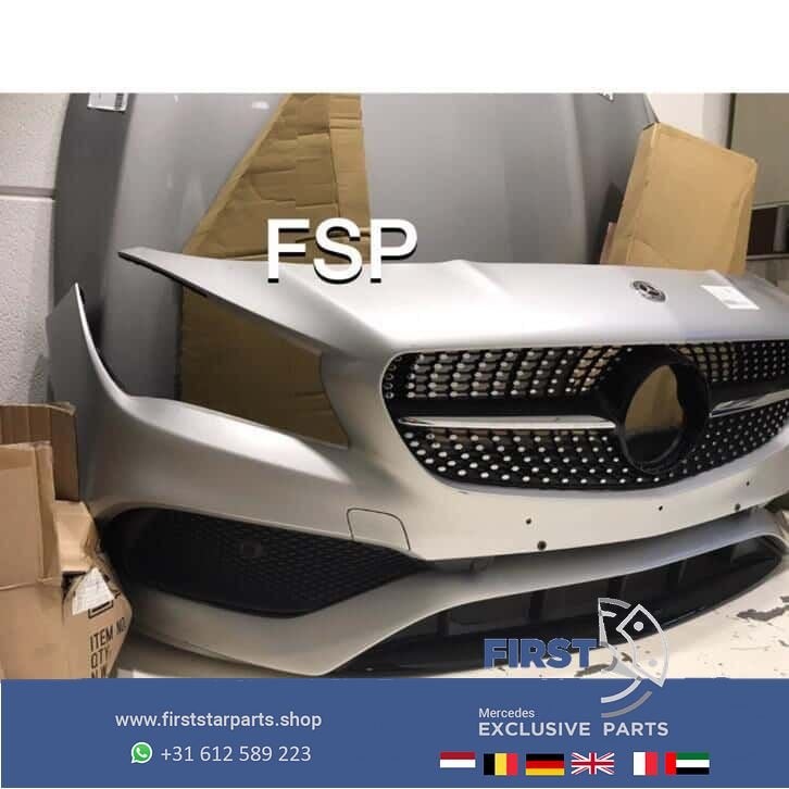 W117 Facelift AMG Voorbumper Mercedes 2013-2018 compleet ZWA, Utilisé, -, Avant, -