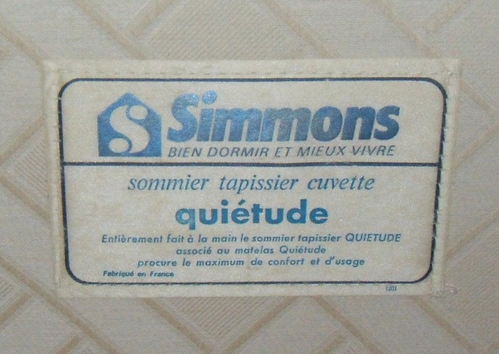 SOMMIER TAPISSIER 140 x 190cm, 140 cm, Enlèvement, Utilisé, Sommier