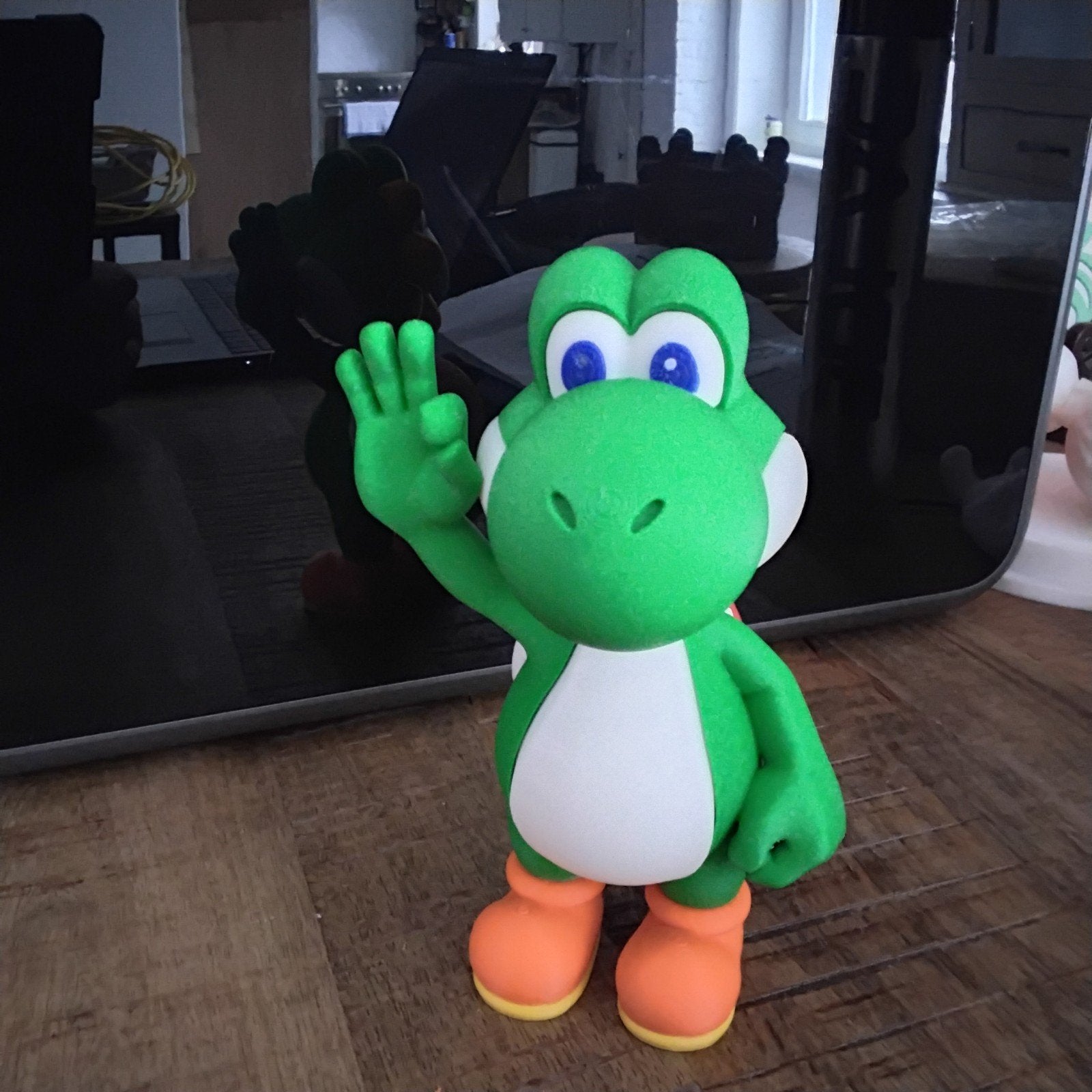 Yoshi 3D 25 cm, Hobby & Loisirs créatifs, Enlèvement, Neuf