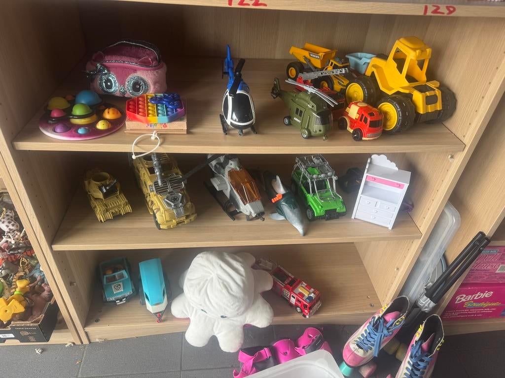 Kinderspeelgoed, Ophalen, Gebruikt