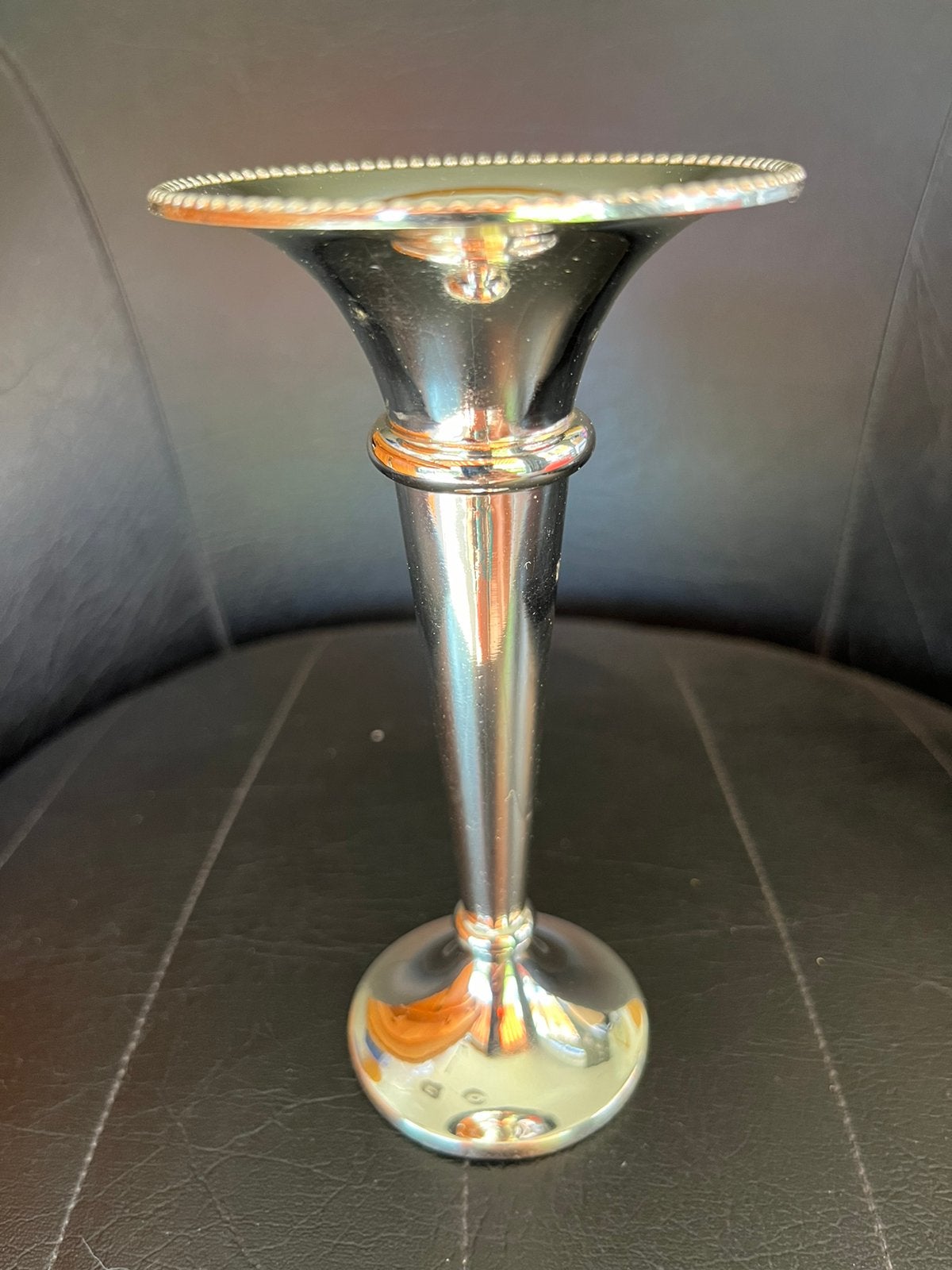Vase/solifleur vintage en métal argenté AVON, Collections, Rétro, Maison et Meubles, Enlèvement ou Envoi