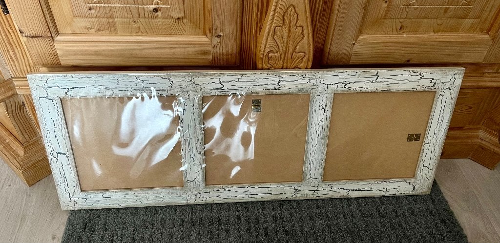 Kader landelijk, Ophalen, Met passe-partout, 33 cm, Hout