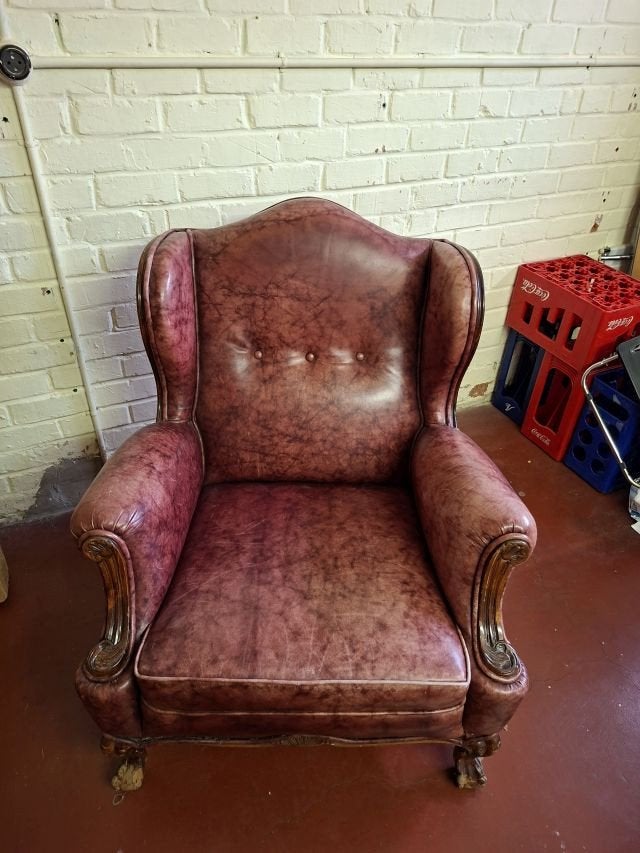 Fauteuil unique fait main, Enlèvement, Utilisé, Synthétique, Old