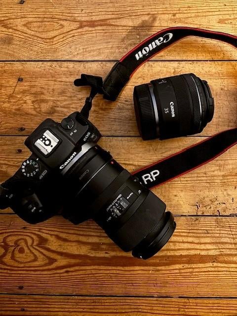 Canon EOS RP + 2 lenzen (RF 35mm + Tokina 100mm Macro), Audio, Tv en Foto, Fotocamera's Digitaal, Zo goed als nieuw, Canon, Geen optische zoom