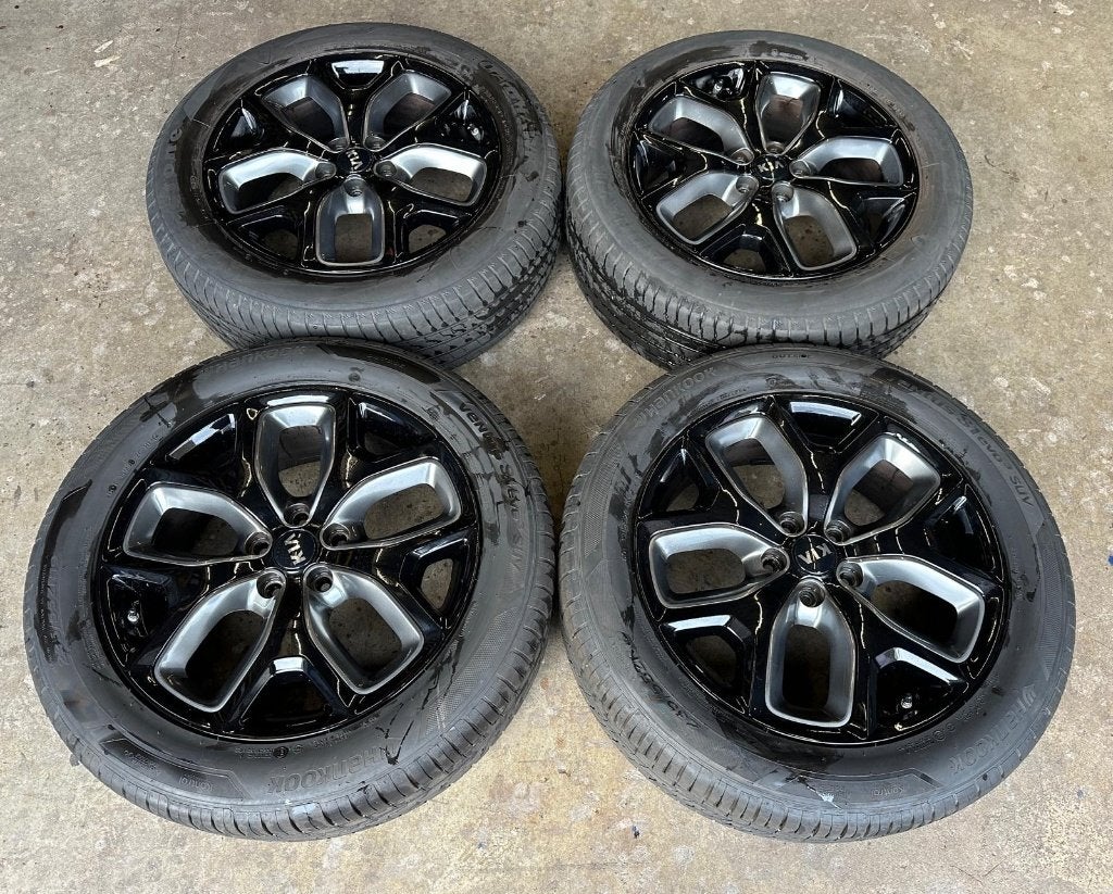 5x114,3 19" Kia Sorento, Sportage Velgen + Banden + TPMS, Auto-onderdelen, Ophalen, Gebruikt, Hyundai
