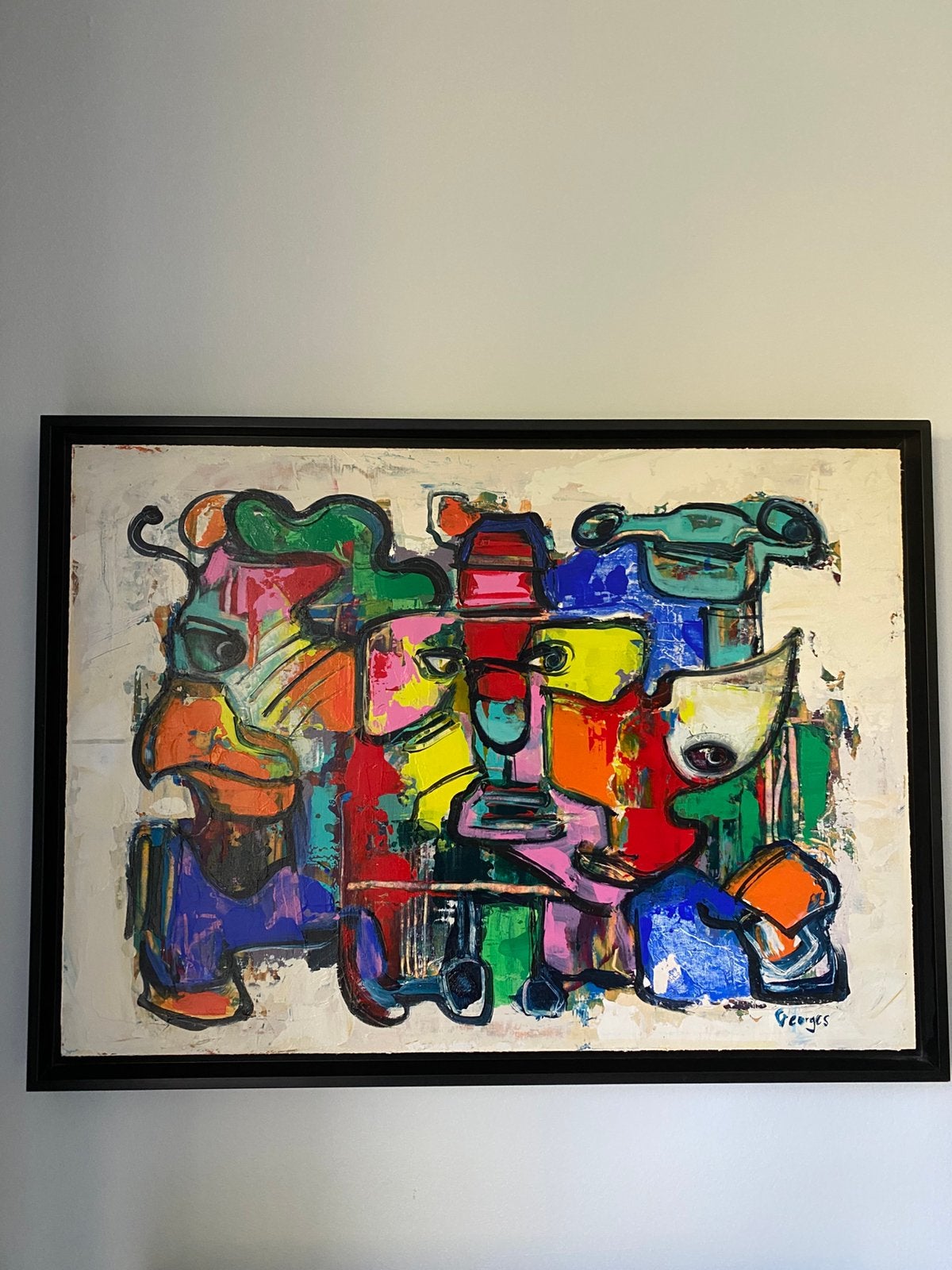 Georges de groot, Antiek en Kunst, Kunst | Schilderijen | Abstract, Ophalen