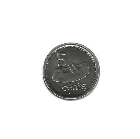 Fiji, 5 Cents 2010., Timbres & Monnaies, Monnaies | Océanie, Enlèvement ou Envoi, Monnaie en vrac
