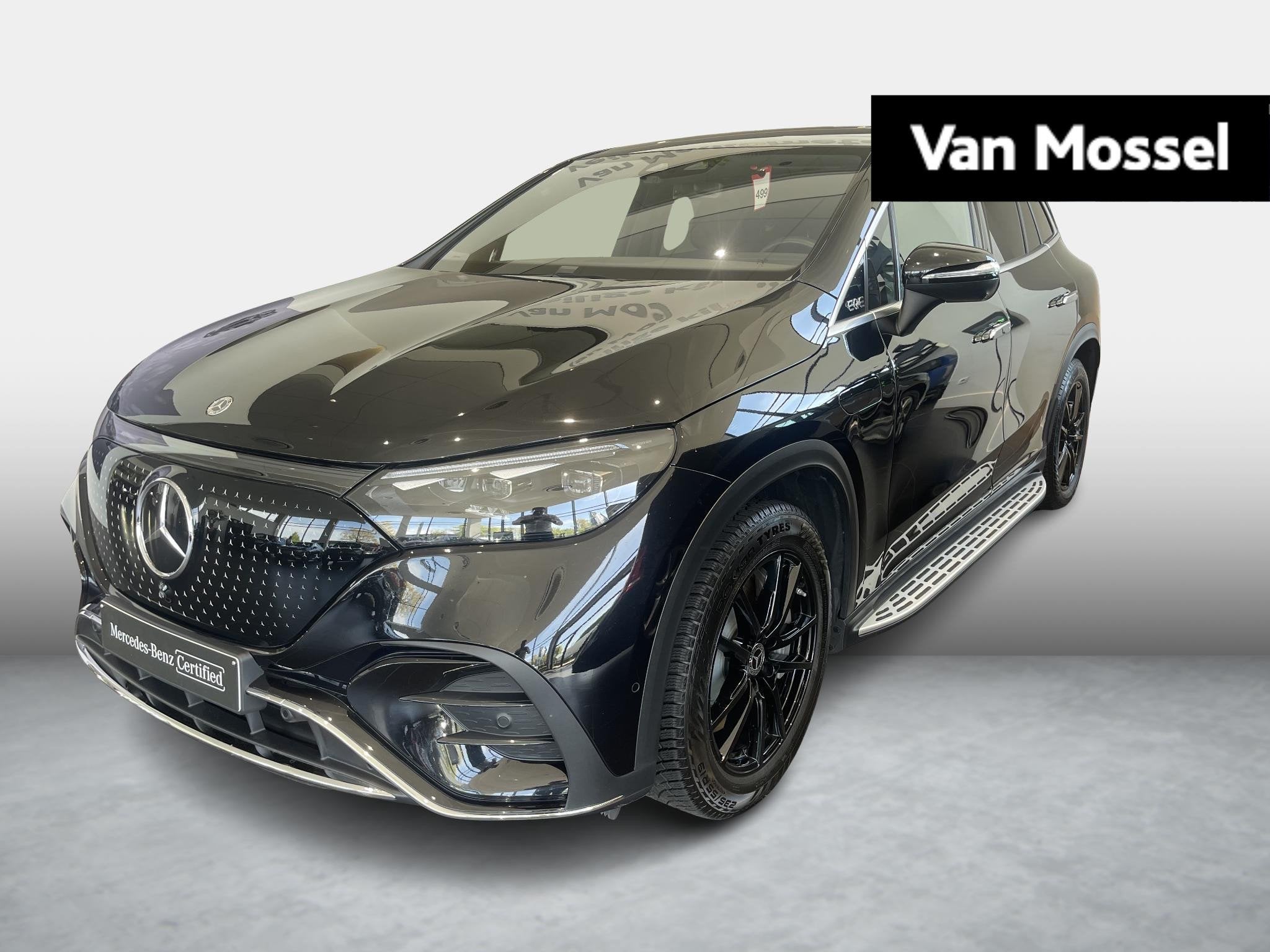 Mercedes-Benz EQE SUV 350 4M AMG Line + AIRMATIC + TREKHAAK, Stof, Zwart, 96 kWh, https://public.car-pass.be/vhr/383266fa-a418-4308-8a7d-39df3d8e4705