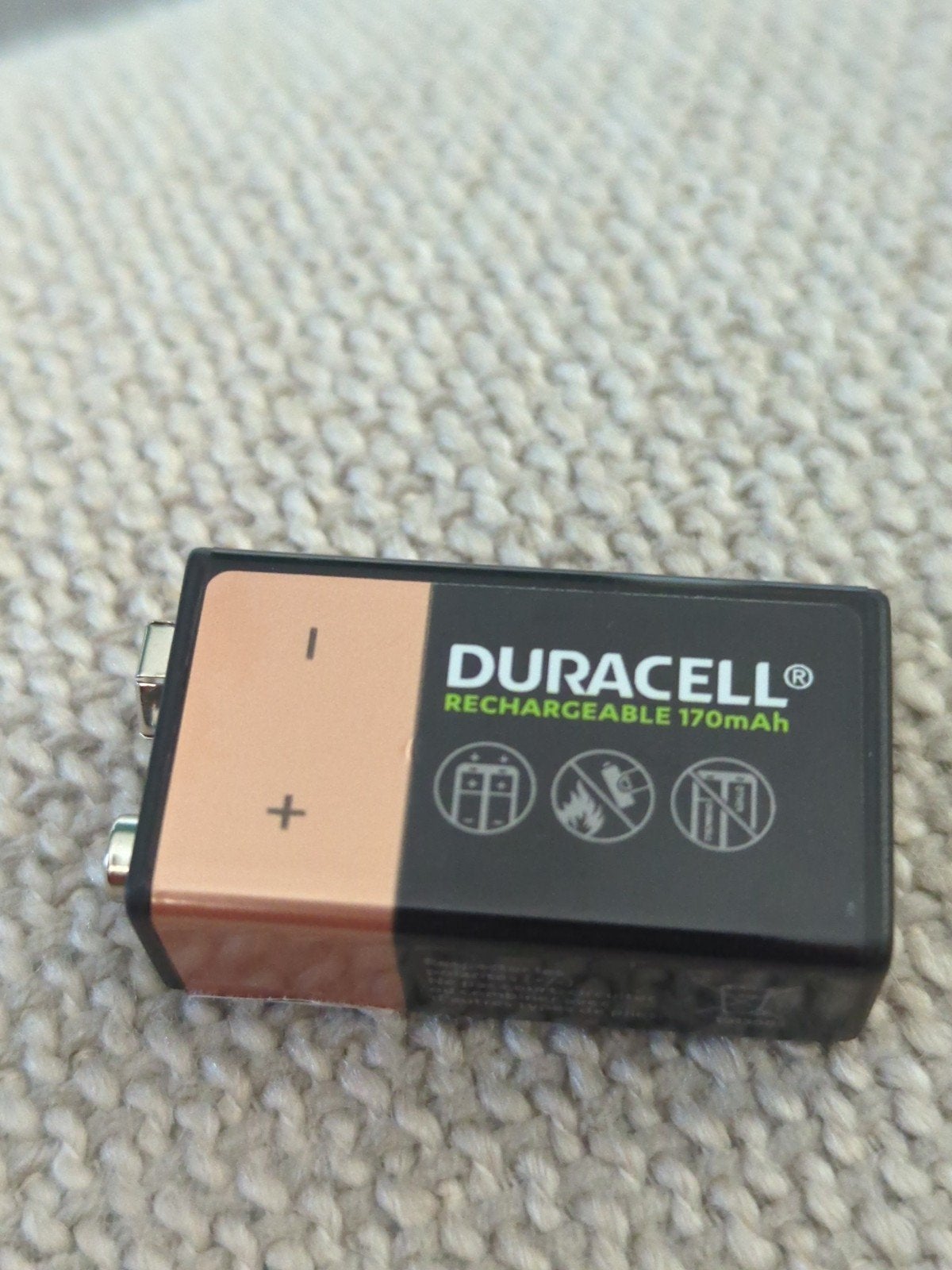Oplaadbare 9V batterij, Enlèvement, Neuf, Rechargeable