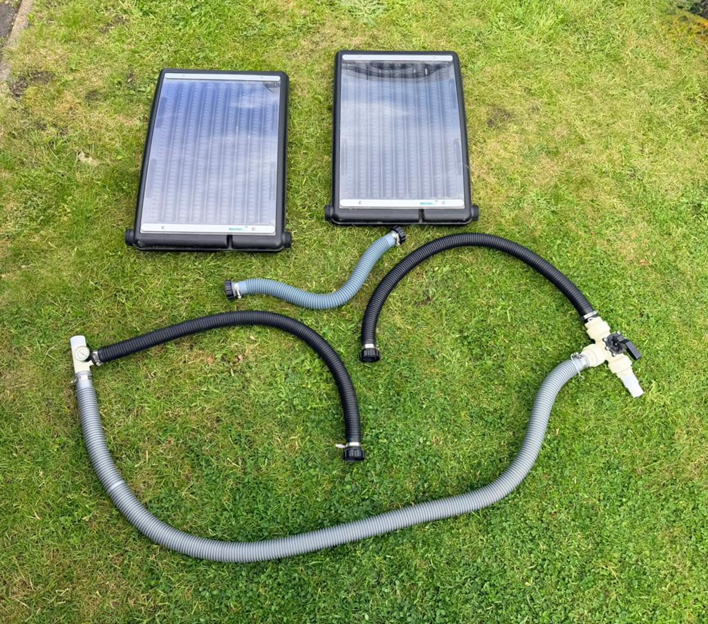 Zonnecollectors voor zwembad, Ophalen