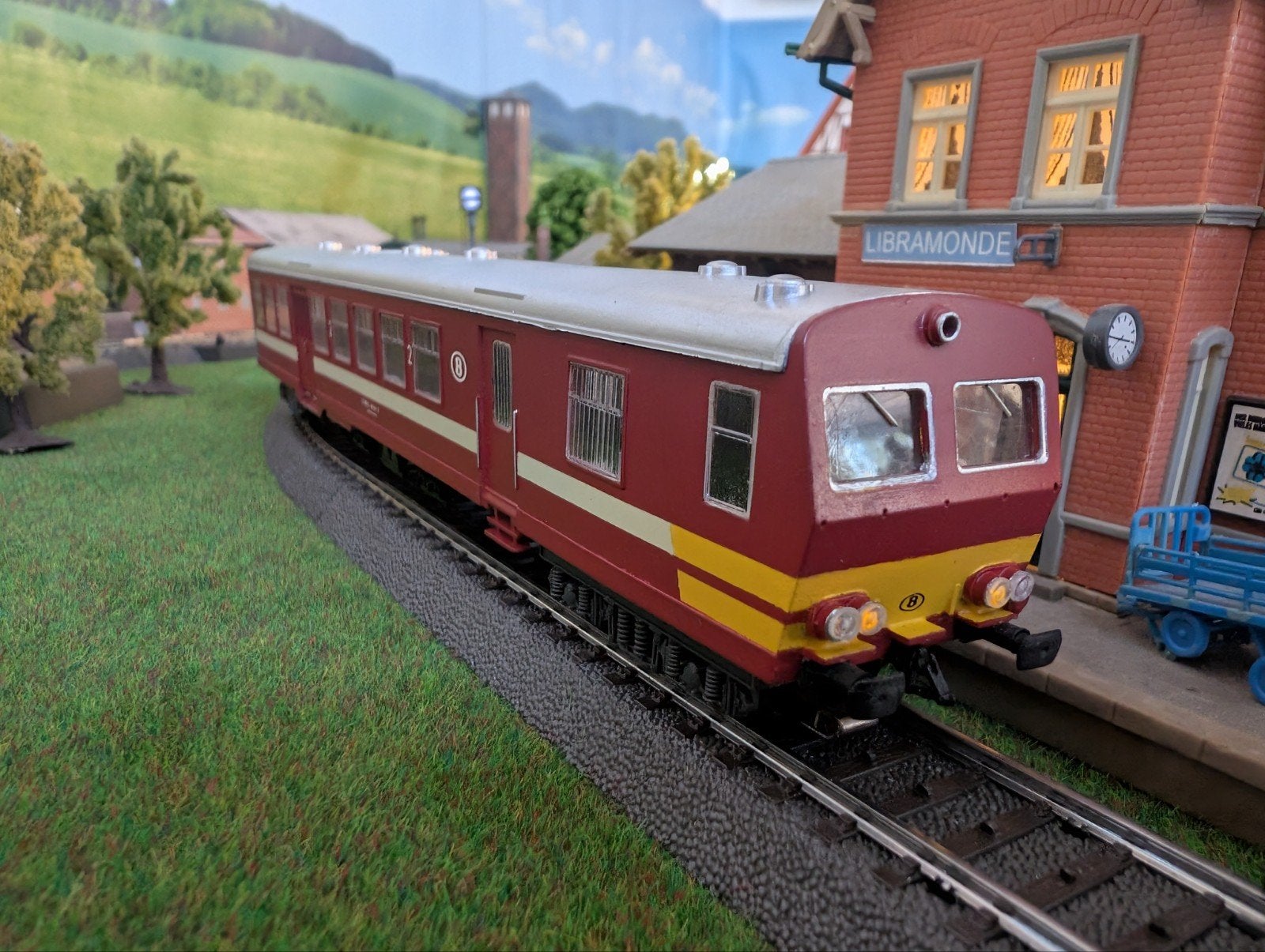 NMBS SNCB | Jocadis | M2 BDx TDE | AC 3 Rail | Op basis Lima, Hobby en Vrije tijd, Wisselstroom, Gebruikt, Wagon, Ophalen of Verzenden