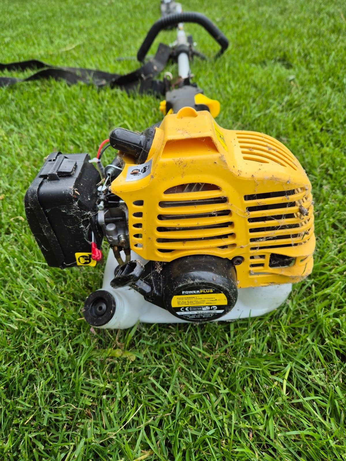 Powerplus heggenschaar met verlengstuk, Tuin en Terras, Heggenscharen, Gebruikt, Benzine, Ophalen