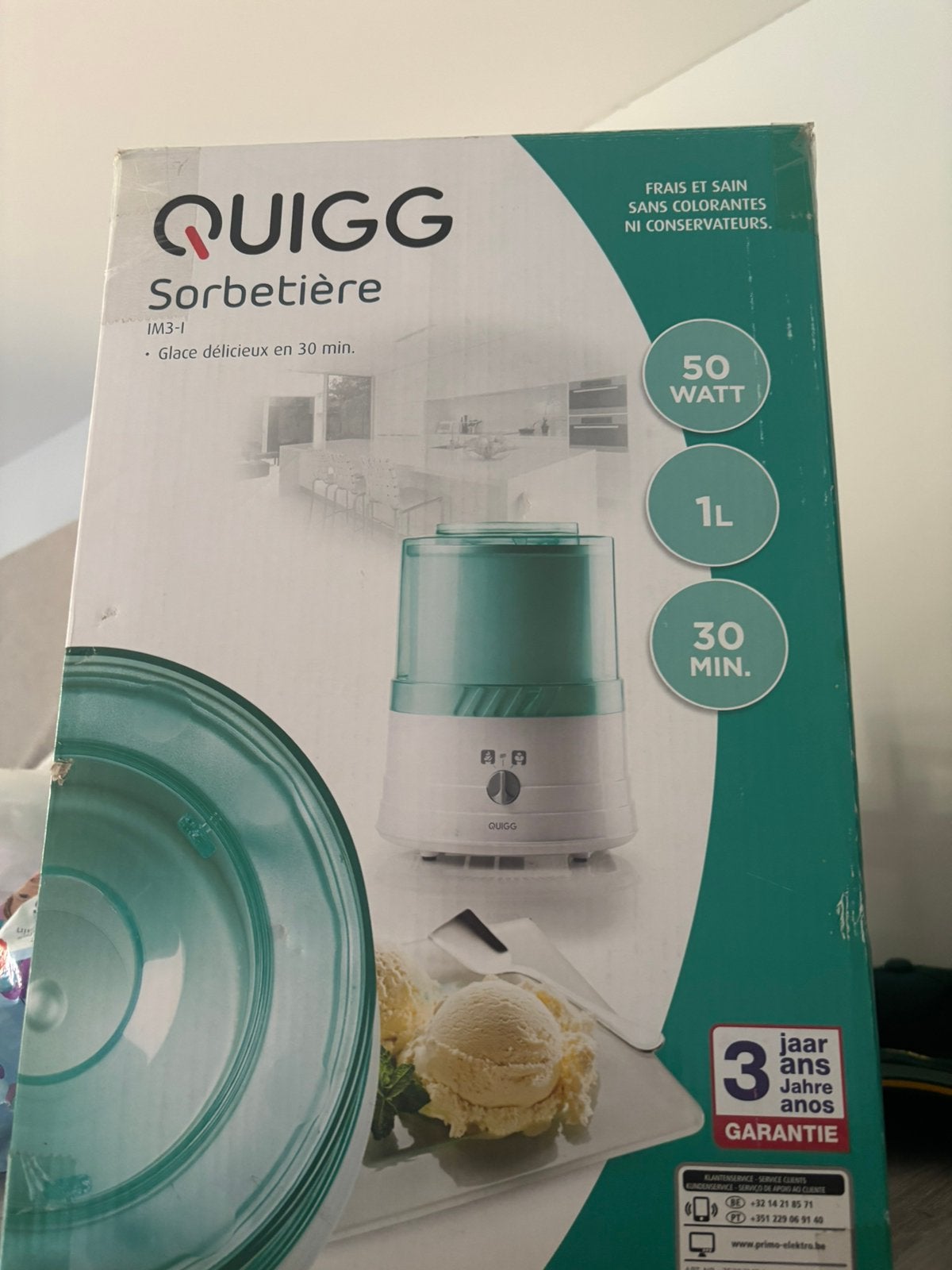 Ijsmachine, Electroménager, Machines à glace, Enlèvement, Comme neuf