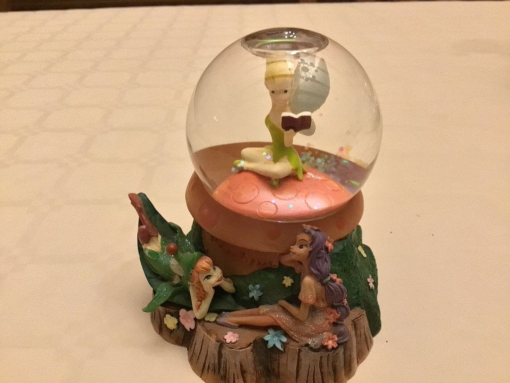 Tinkerbell schuddebol sneeuwbol Disney P.Pan, Ophalen of Verzenden, Zo goed als nieuw
