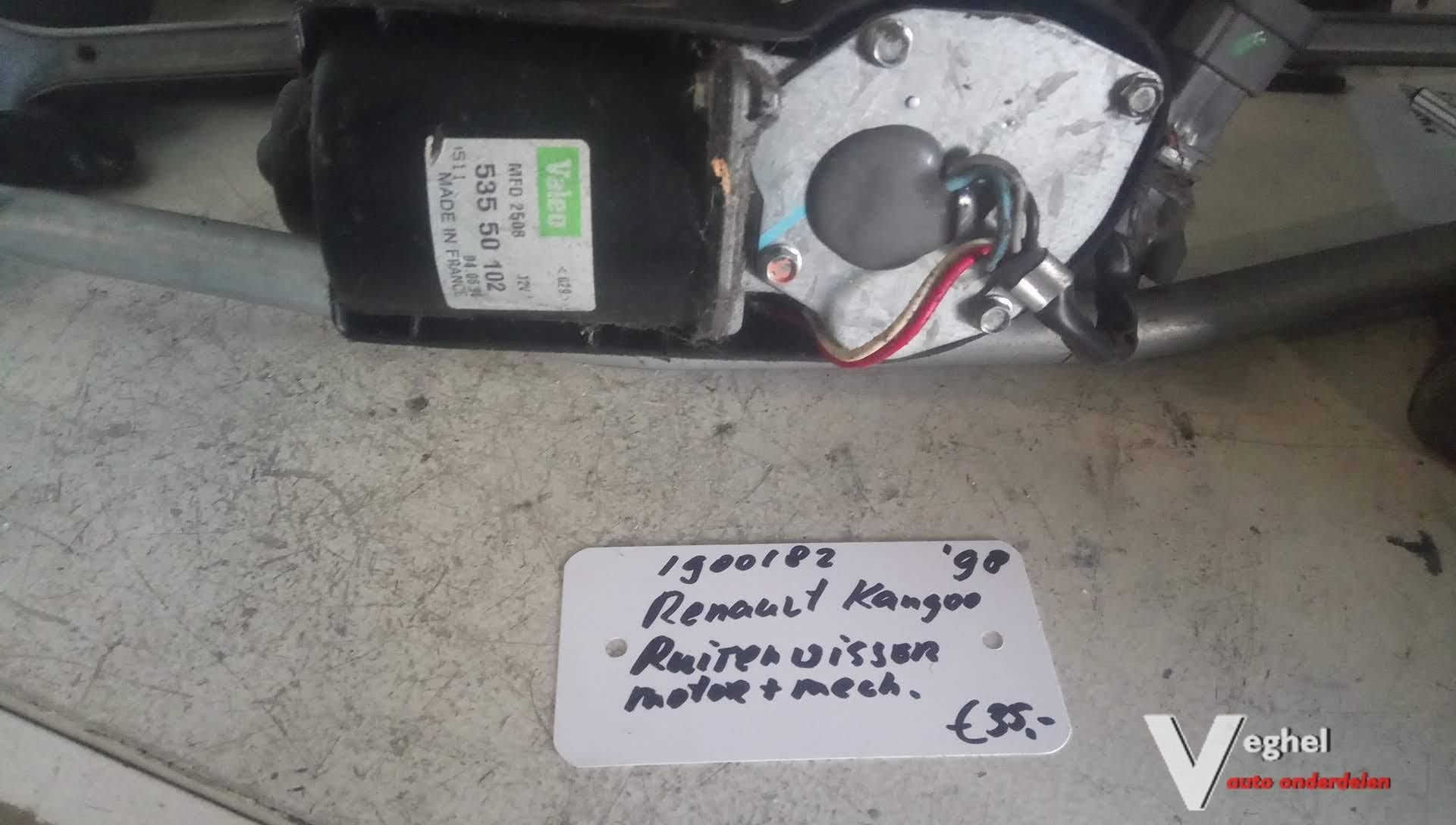Renault kangoo bjr98 ruitenwissermotor, Gebruikt, -, -, Ophalen of Verzenden