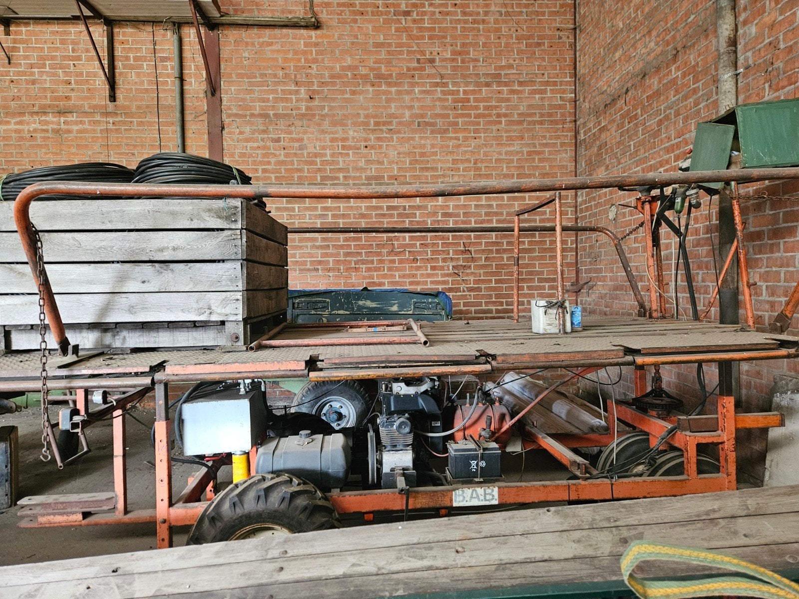 plukwagen, Ophalen