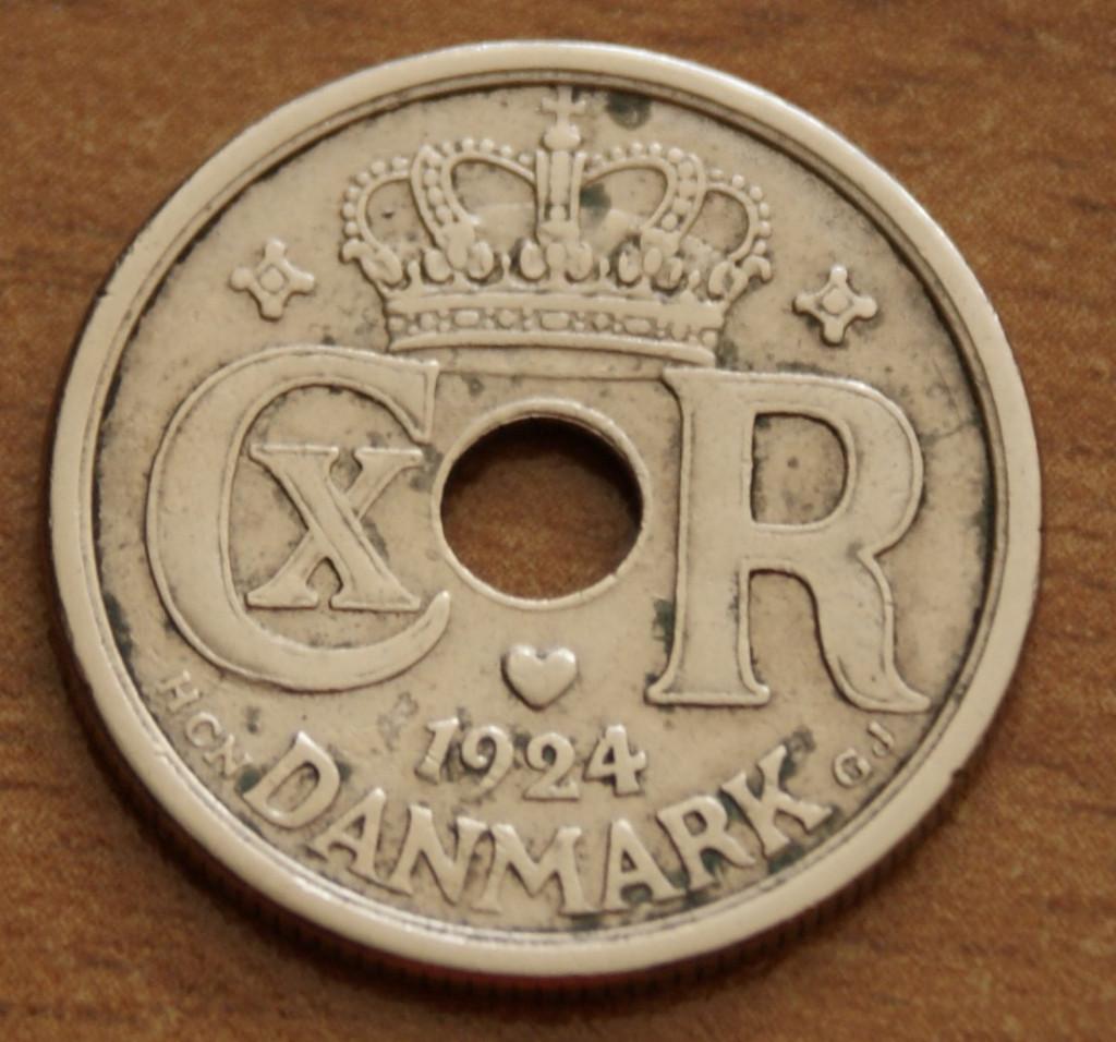 Danemark 25 ore CHRISTIAN X 1924 KM#823.1 SUPERBE, Enlèvement ou Envoi, Autres pays, Monnaie en vrac