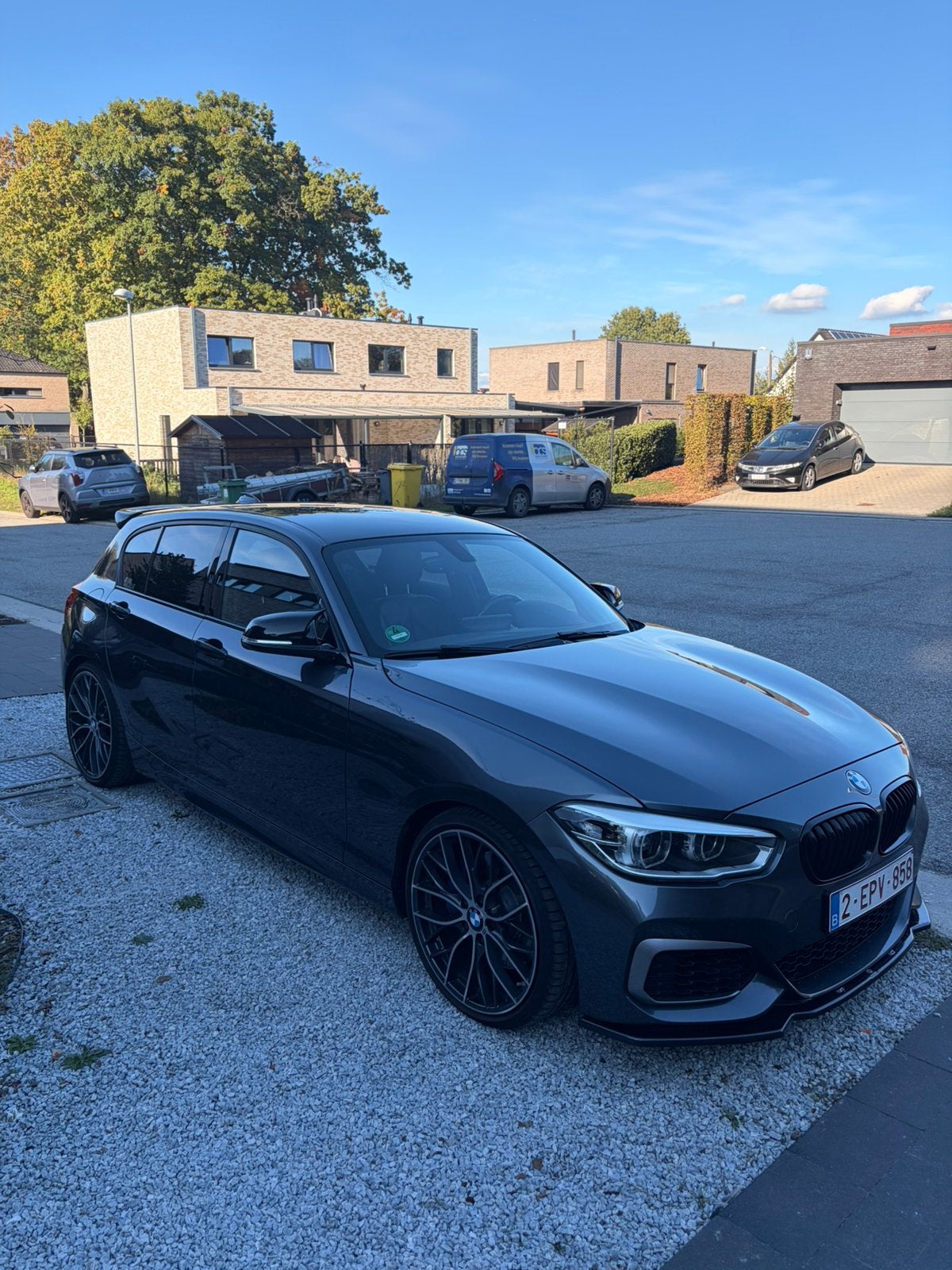 BMW M 140i, Auto's, Automaat, 1 Reeks, Zwart, Leder