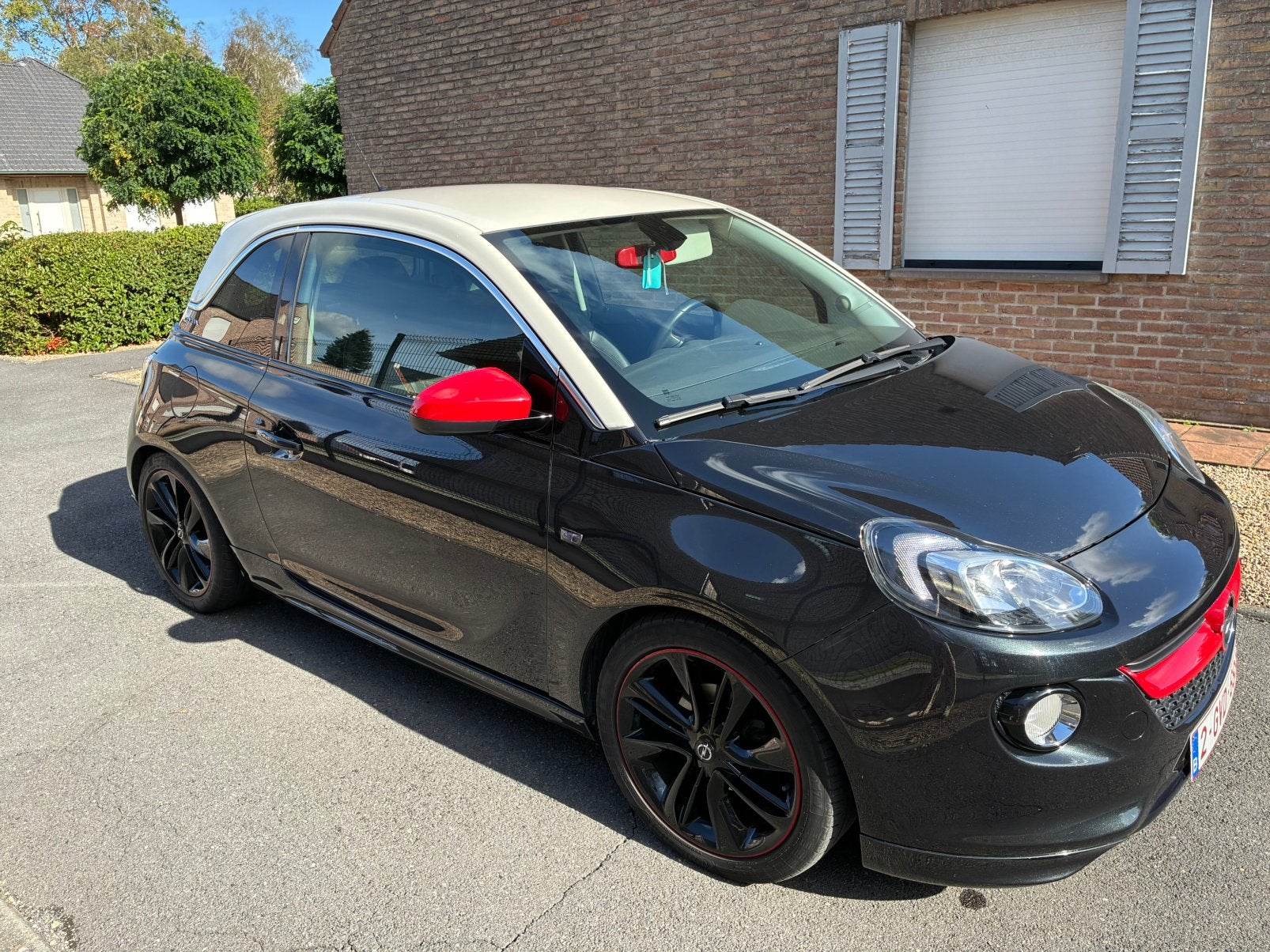 Opel adam te koop, Auto's, Euro 5, Zwart, Zwart, Handgeschakeld