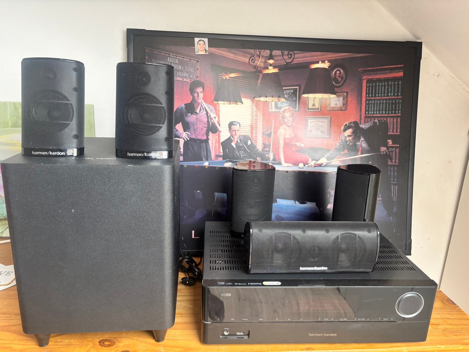 Harman Kardon 5.1 Home cinéma set, TV, Hi-fi & Vidéo, Enlèvement, Comme neuf