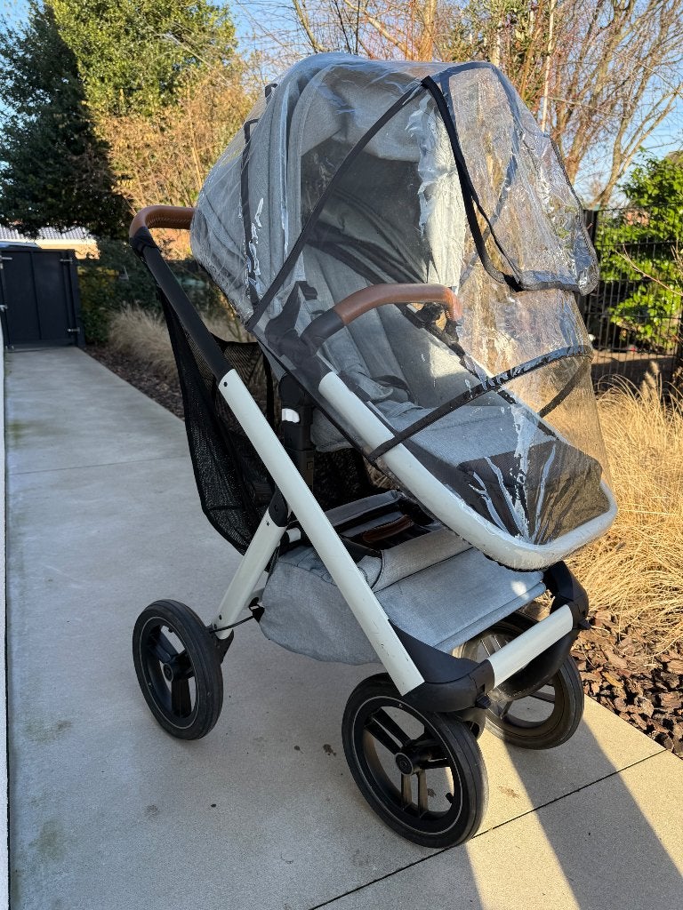 Kinderwagen Dubatti One ‘melange green’, Luchtbanden, Zo goed als nieuw, Ophalen, Kinderwagen