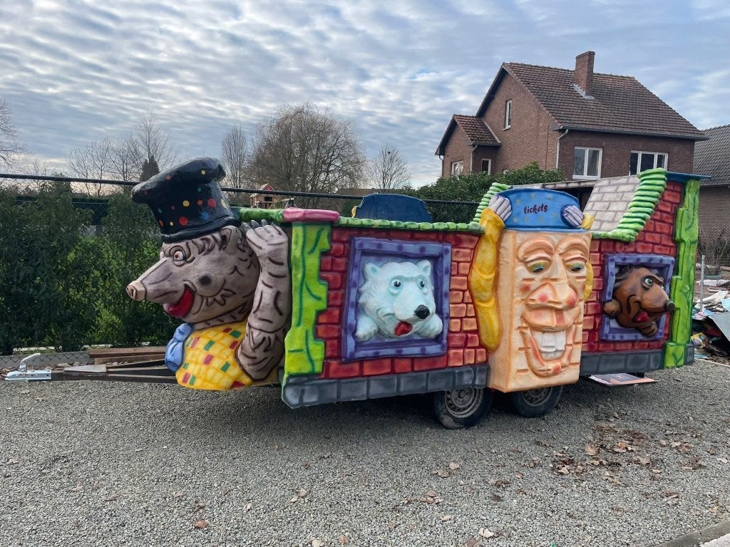 Carnavalswagen te huur, Enlèvement, Comme neuf