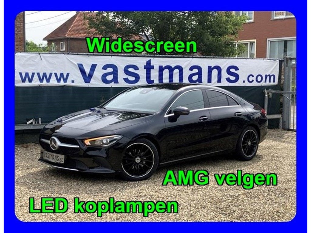 Mercedes-Benz CLA 180 AMG velgen / Widescreen / LED / Benzi, Auto's, 136 pk, Zwart, Bedrijf, 136 g/km