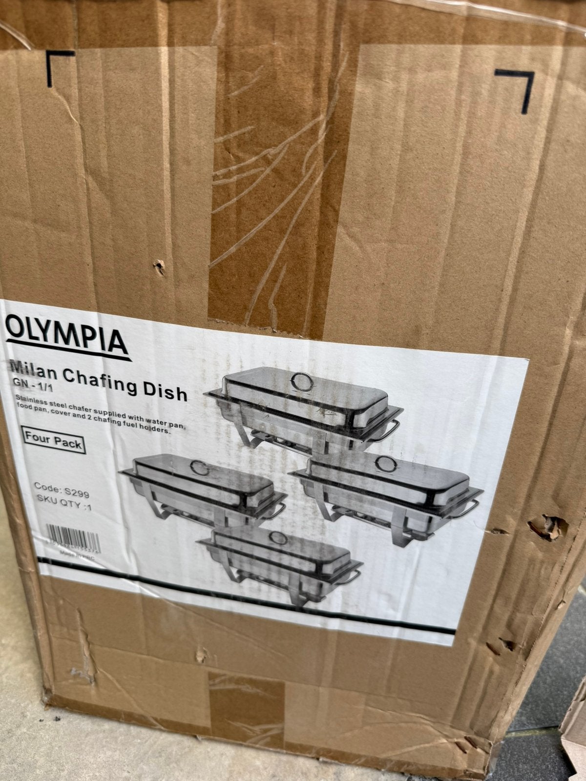 Chafing Dish om eten warm te houden, Ophalen of Verzenden, Gebruikt