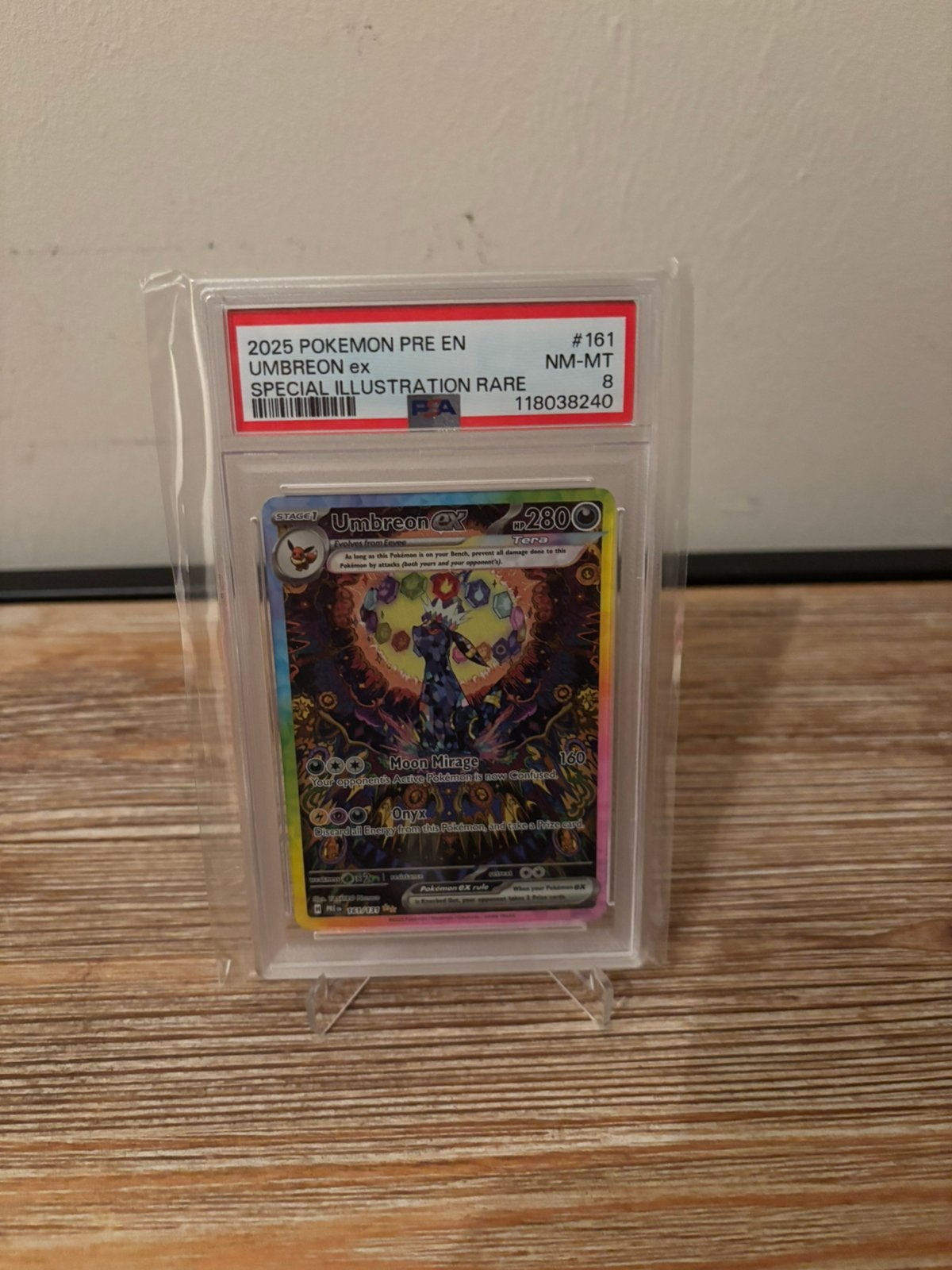 Pokemon kaart - Umbreon Ex, Hobby en Vrije tijd, Ophalen, Nieuw, Losse kaart, Foil