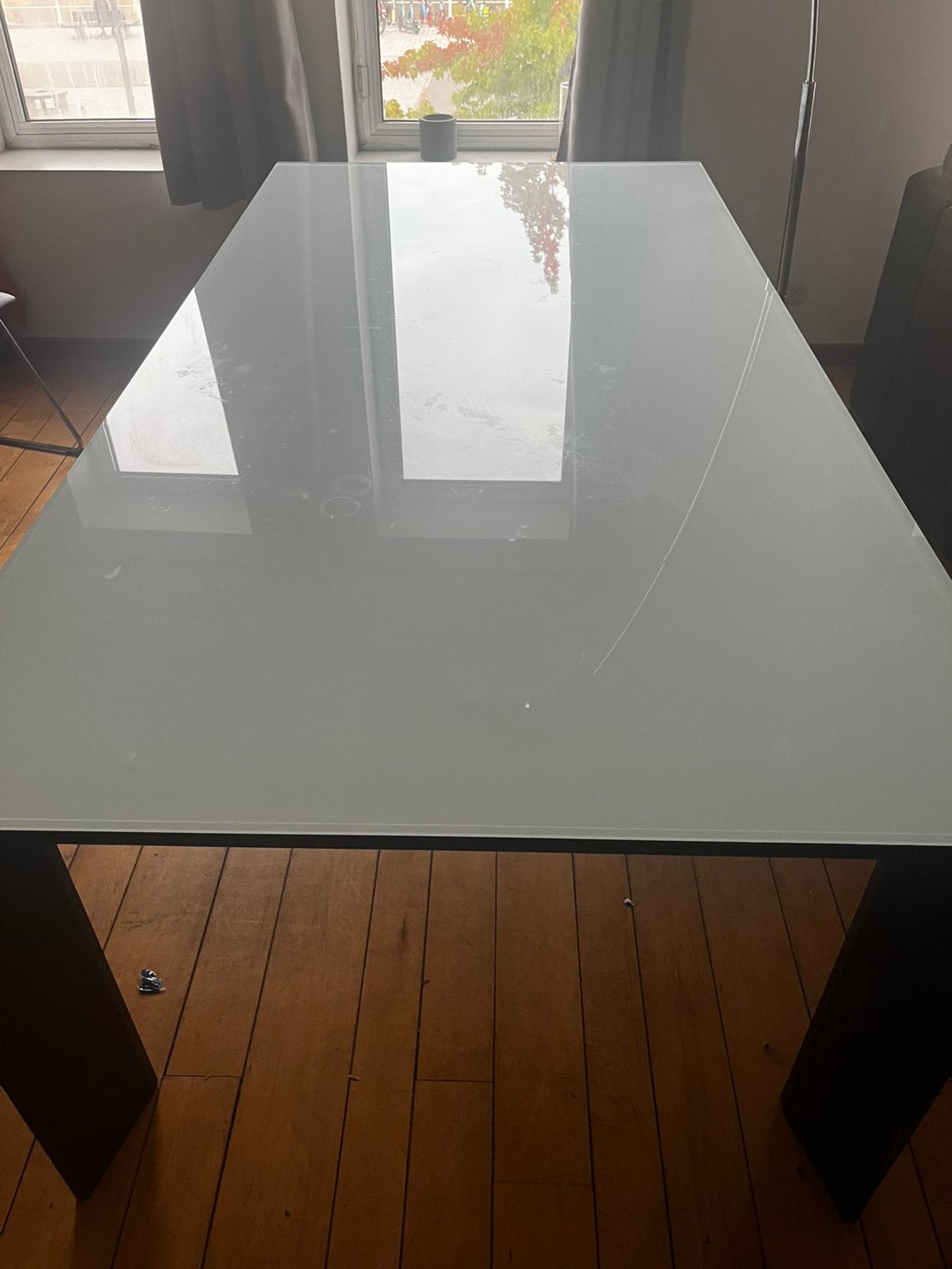 table en verre, Enlèvement, Comme neuf, Verre