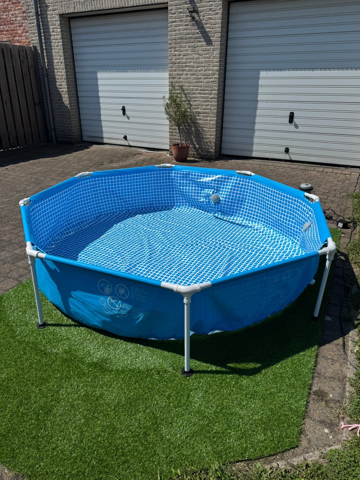 Zwembad, Tuin en Terras, Ophalen, Gebruikt, Minder dan 80 cm, Rond