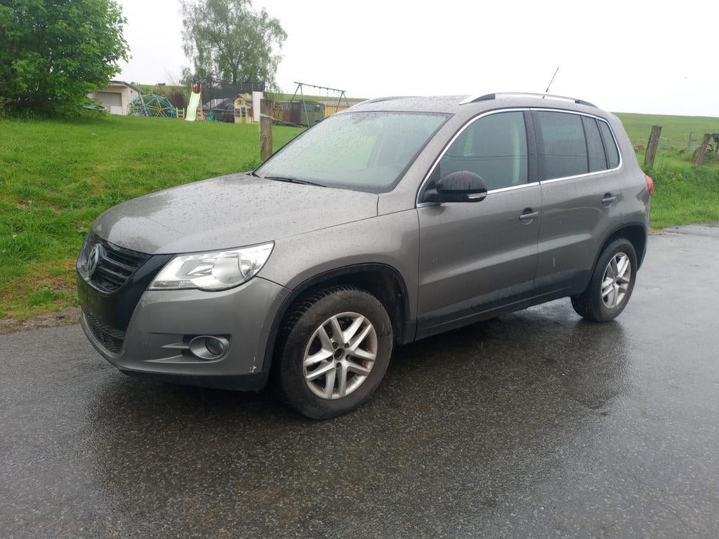 VW Tiguan 2.0Tdi 4 motion problème moteur .Pour export, Autos, 100 kW, Argent ou Gris, Achat, Toit ouvrant