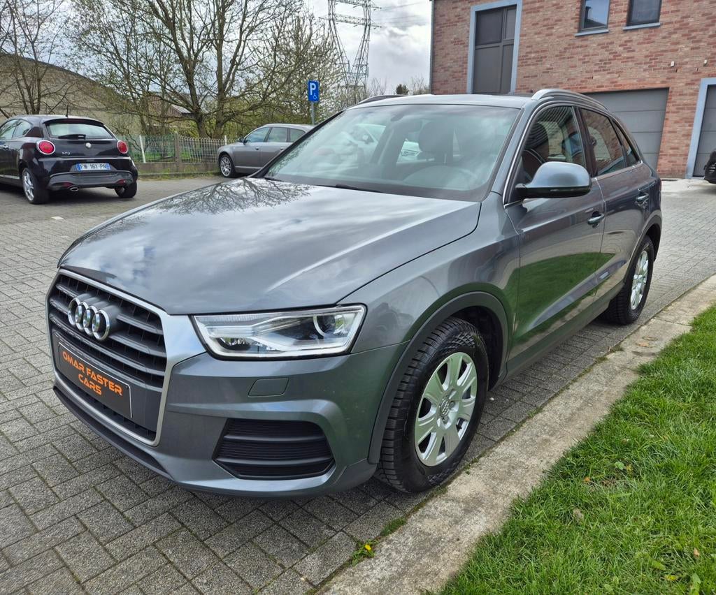 AUDI*Q3*2.0* DIESEL*150 CV*2017*GARANTIE 12 MOIS, Cuir, Argent ou Gris, 2000 cm³, Entreprise