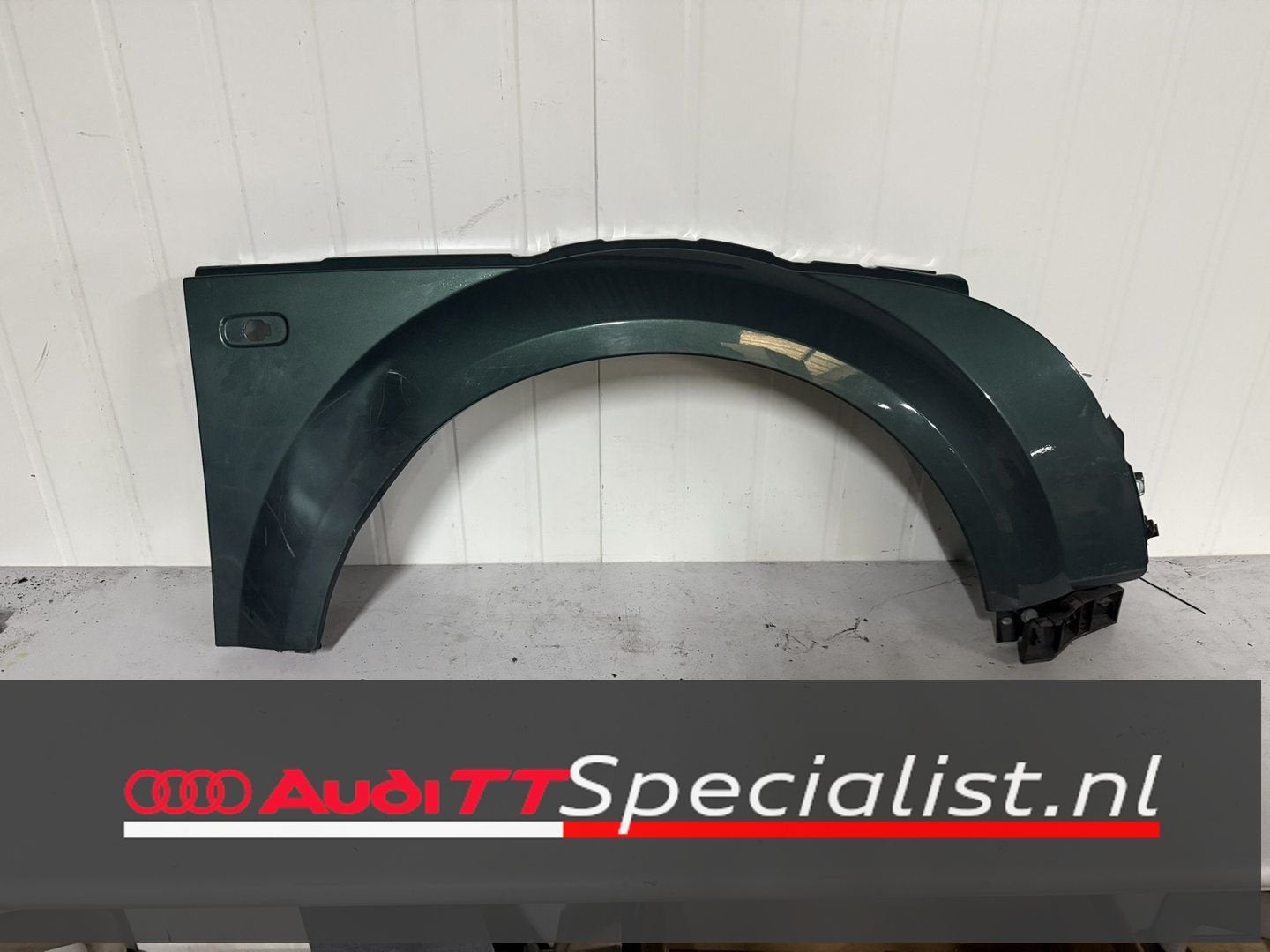 Voorscherm spatbord rechts groen Audi TT MK1, -, -, Enlèvement, Utilisé