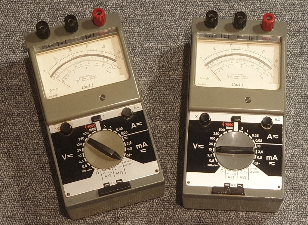Vintage ELAVI-3  Analoge Multimeter, Bricolage & Construction, Instruments de mesure, Utilisé, Multimètre, Enlèvement