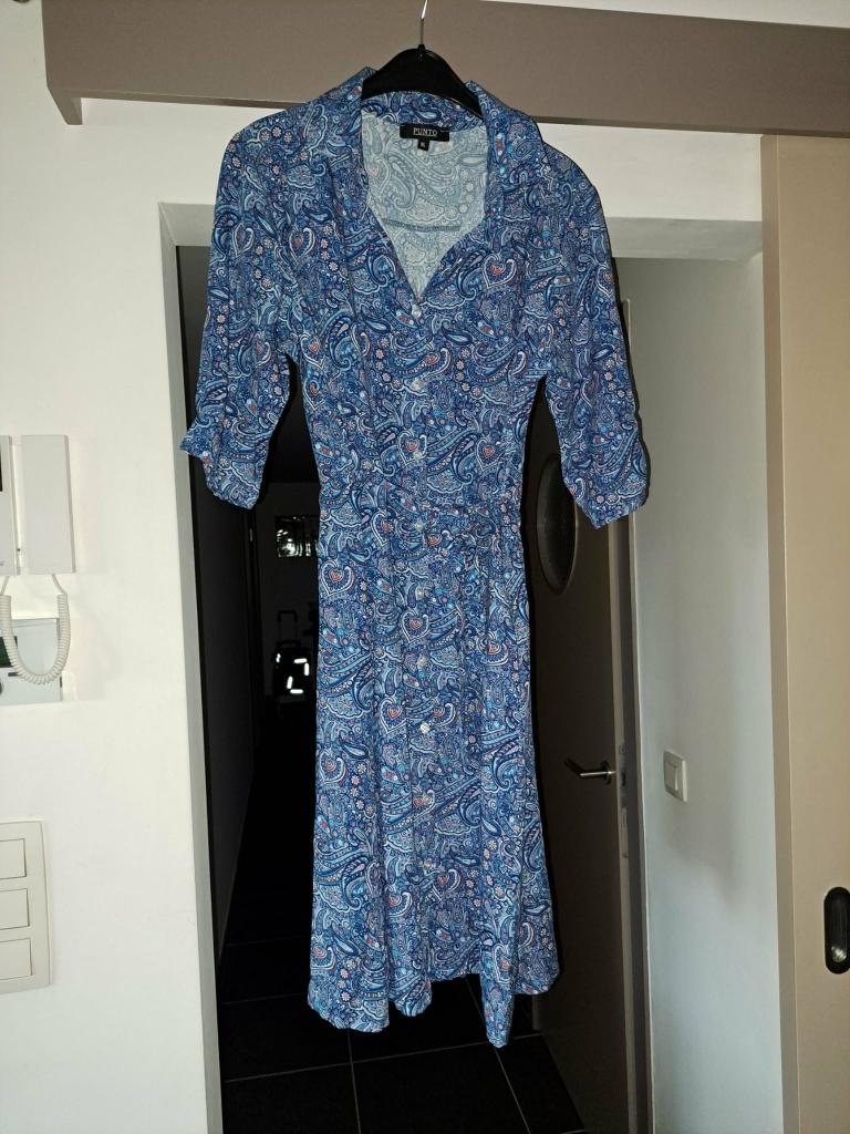 Punto, jurk mt XL, Paisley motief, Kleding | Dames, Jurken, Ophalen of Verzenden, Zo goed als nieuw, Maat 46/48 (XL) of groter