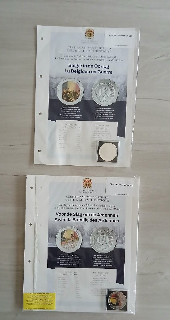 Album de collection de la bataille des Ardennes, Enlèvement, Neuf